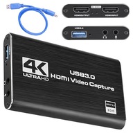 ZÁZNAM OBRAZU Z HDMI NA USB 3.0 GRABBER PC 4K