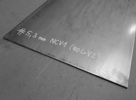 Oceľ NCV1 /80CrV2/1.2235, rozmer #5,3x100x500 mm