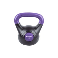 BITÚMENOVÁ Činka inSPORTline Kettlebell Dark 5 kg