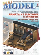 Anglické námorné delo 42 libier. s palubou Kartónový model Anglické námorné delo 42 libier. s palubou Kartónový model