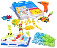 VZDELÁVACIE BLOKY PUZZZLE SET SKRUTKOVAČ 237 kusov VZDELÁVACIE BLOKY PUZZZLE SET SKRUTKOVAČ 237 kusov