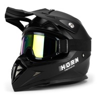 MOTOCYKLICKÁ PRILBA KRÍŽOVÝ KLAK ENDURO QUAD + OKULIARE L MOTOCYKLICKÁ PRILBA KRÍŽOVÝ KLAK ENDURO QUAD + OKULIARE L