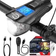 USB LED PREDNÁ BICYKELOVÁ LAMPA S POČÍTAČOM 3V1 USB LED PREDNÁ BICYKELOVÁ LAMPA S POČÍTAČOM 3V1