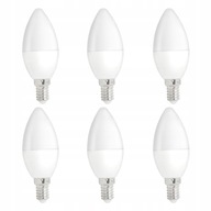 LED ŽIAROVKA SVIEČKOVÁ E14 6W 500lm NEUTRÁLNA 6ks.
