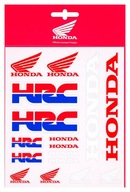 Sada nálepiek na motorku Honda HRC 16 ks.