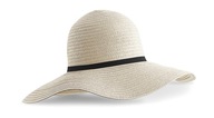 VEĽKÝ okrúhly plážový klobúčik PRE ŽENY S BRIMÁKOU