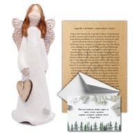 Guardian Angel Keramická figúrka Vianočný darček Vianoce Guardian Angel Keramická figúrka Vianočný darček Vianoce
