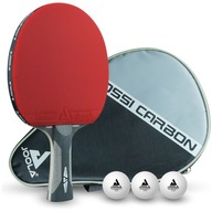 Súprava rakiet na stolný tenis, JOOLA Rossi Carbon Ball Cover Súprava rakiet na stolný tenis, JOOLA Rossi Carbon Ball Cover