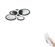 STROPNÉ SVIETIDLO ROVINNÝ LUSTER ČIERNA LED PILOT LOFT 3 FARBY ZÁS. STROPNÉ SVIETIDLO ROVINNÝ LUSTER ČIERNA LED PILOT LOFT 3 FARBY ZÁS.