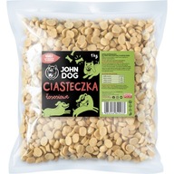 John Dog cookies, lososové pochúťky pre psov, 1 kg John Dog cookies, lososové pochúťky pre psov, 1 kg