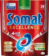 Somat tablety do umývačky riadu 4 v 1 Excellence 28 ks
