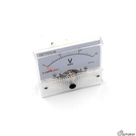 Panelový voltmeter do 30V DC 65 x 56