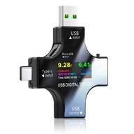 Digitálny tester voltmetra USB-A USB-C Micro-USB 3,6-32V 5,1A