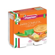 PLASMON Jedlo Zelenina s teľacím mäsom a ryžou 2x190g PLASMON Jedlo Zelenina s teľacím mäsom a ryžou 2x190g