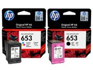 Originálna sada atramentových kaziet HP 653 3YM75AE + 3YM74AE Originálna sada atramentových kaziet HP 653 3YM75AE + 3YM74AE