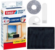 Okenná moskytiéra tesa Comfort 1,7 x 1,8 m, čierna Okenná moskytiéra tesa Comfort 1,7 x 1,8 m, čierna
