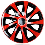 4x kryty nábojov Draco Red 14 červené pre Volkswagen 4x kryty nábojov Draco Red 14 červené pre Volkswagen