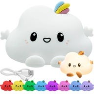 Silikónová nočná lampa RGB LED cloud Silikónová nočná lampa RGB LED cloud