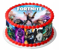Veľká súprava na tortu FORTNITE WAFER + 2 OBVODY Veľká súprava na tortu FORTNITE WAFER + 2 OBVODY