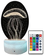 3D LED NOČNÁ LAMPA LAMPA MEDÚZY 16 FARIEB + DIAĽKOVÉ OVLÁDANIE 3D LED NOČNÁ LAMPA LAMPA MEDÚZY 16 FARIEB + DIAĽKOVÉ OVLÁDANIE