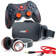 VR 3D OKULIARE SO SLÚCHADLAMI + DIAĽKOVÝ OVLÁDAČ VR 3D OKULIARE SO SLÚCHADLAMI + DIAĽKOVÝ OVLÁDAČ