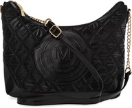 VEĽKÁ taška MONNARI Messenger BLACK LOGO Prešívaná taška cez rameno SHOPPER VEĽKÁ taška MONNARI Messenger BLACK LOGO Prešívaná taška cez rameno SHOPPER