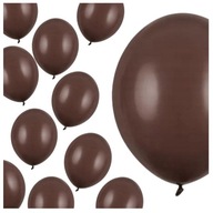 Hnedé pastelové balóny na narodeniny, narodeninová girlanda, 23 cm, 100 kusov Hnedé pastelové balóny na narodeniny, narodeninová girlanda, 23 cm, 100 kusov