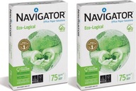 Papier do kopírky Navigator Eco-Logical A4 75g 500k x2 Papier do kopírky Navigator Eco-Logical A4 75g 500k x2