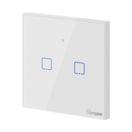 Inteligentný spínač SONOFF TX T2EU2C Dotykový spínač WHITE 2 kanály Inteligentný spínač SONOFF TX T2EU2C Dotykový spínač WHITE 2 kanály