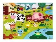 Puzzle Farm - zmyslové puzzle 20 prvkov 3 roky+, Janod Puzzle Farm - zmyslové puzzle 20 prvkov 3 roky+, Janod