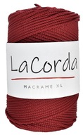 La Corda Macrame XL Polyesterová šnúra 3mm farba 250 Bordová 130 m La Corda Macrame XL Polyesterová šnúra 3mm farba 250 Bordová 130 m