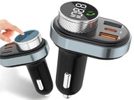 Silná nabíjačka 3xUSB-C QC 4.0 vysielač do auta