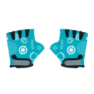 Detské rukavice Globber XS 2+ Teal - Shapes Detské rukavice Globber XS 2+ Teal - Shapes