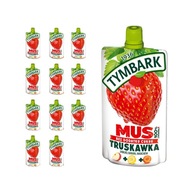 Tymbark MUS 100% JAHODA jablko marec 12 x 120g