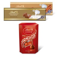 Valentínsky darček Lindt švajčiarska čokoláda 2x300g LINDOR pralinky 200g