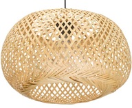 Závesná lampa BOHO, bambus, čierna, 40 cm, DMT02 Závesná lampa BOHO, bambus, čierna, 40 cm, DMT02