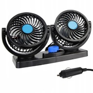 DVOJITÝ VENTILÁTOR DO AUTO SO ZAPALOVAČOM 12V DVOJITÝ VENTILÁTOR DO AUTO SO ZAPALOVAČOM 12V