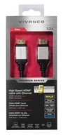 HDMI-HDMI 1,2 m 2,0 3D ARC 4K UHD/HDR 18 Gbps KVALITA HDMI-HDMI 1,2 m 2,0 3D ARC 4K UHD/HDR 18 Gbps KVALITA