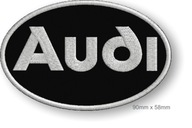 Thermo ZÁPLATY - Audi výšivka 90x58mm Tuning