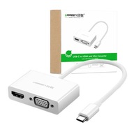 UGREEN ODOLNÝ ADAPTÉR VIDEO ADAPTÉR USB-C TO HDMI VGA 4K1080P UGREEN ODOLNÝ ADAPTÉR VIDEO ADAPTÉR USB-C TO HDMI VGA 4K1080P