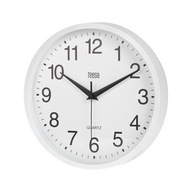 Nástenné hodiny 25 cm biele veľké mecha quartz číslice Nástenné hodiny 25 cm biele veľké mecha quartz číslice