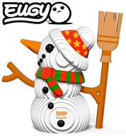 Eugy snehuliak Eco 3D puzzle Vianočná super zábava Eugy snehuliak Eco 3D puzzle Vianočná super zábava