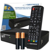 TUNER DEKODÉR FULL HD DVB-T2 H.265/HEVC HDMI USB