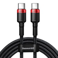BASEUS NYLONOVÝ KÁBEL USB Type C Napájanie 2.0 100W 20V 5A 2m BASEUS NYLONOVÝ KÁBEL USB Type C Napájanie 2.0 100W 20V 5A 2m