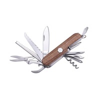 Multifunkčný vreckový nôž multitool 11 funkcií zatvárací nôž LAGUIOLE
