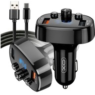 Auto FM transmitter MP3 autonabíjačka 18W QC 3.0 + USB C KÁBEL Auto FM transmitter MP3 autonabíjačka 18W QC 3.0 + USB C KÁBEL