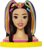 Barbie stylingová hlava Čierne vlasy