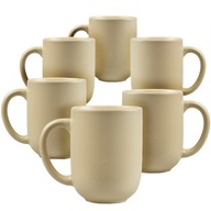 hrnček KERAMICKÝ KAMENINOVÝ 495ml NA KÁVU A ČAJ 6 KS. SET hrnček KERAMICKÝ KAMENINOVÝ 495ml NA KÁVU A ČAJ 6 KS. SET