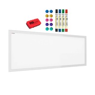 Biela magnetická tabuľa 30x70cm, biely rám Biela magnetická tabuľa 30x70cm, biely rám