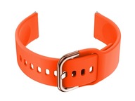 Gumový remienok na smart hodinky 18mm - oranžový Gumový remienok na smart hodinky 18mm - oranžový